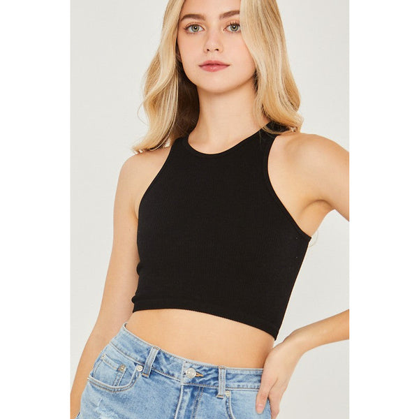 New You Seamless Cropped Top - Multi Color